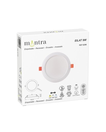 EILAT * EMPOTRABLE LED CCT 9W BLANCO